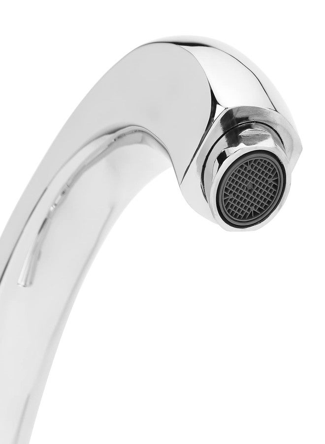 Hindware F740034CP Dove Sink Tap for Kitchen with Swivel (Deck Mounted), Brass with Chrome Finish - Image 4